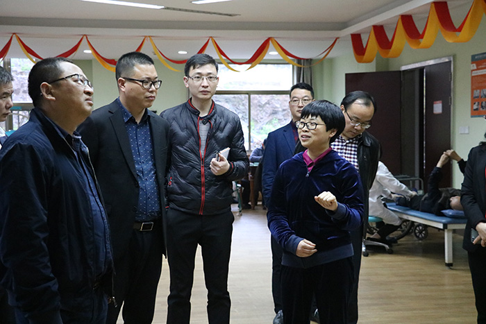 蒼南縣民政局領導蒞臨陽光福利中心參觀調研