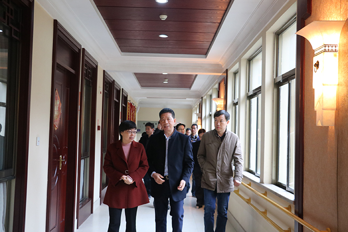 黃旭榮縣長蒞臨陽光調研養老服務工作